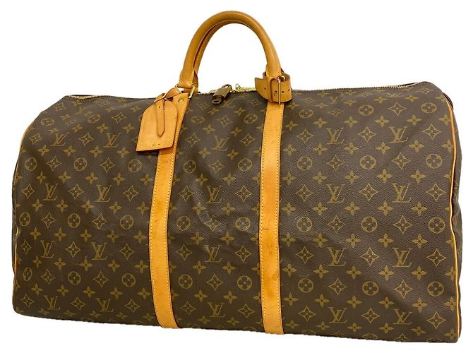 Louis Vuitton Boston Monogram Keepall 60 Marrone 