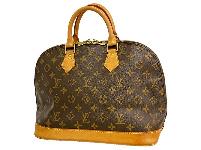 Sac à main Louis Vuitton Alma Monogram Marron