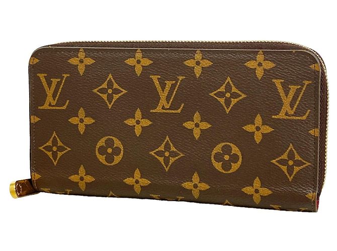 Louis Vuitton Monogram Zippy Wallet Fuschia