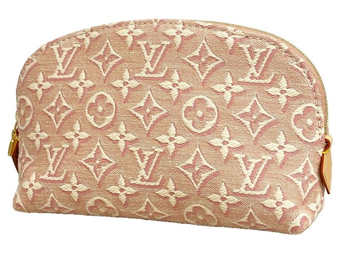 Louis Vuitton Monogram Jacquard Pochette Tic PM Rosa