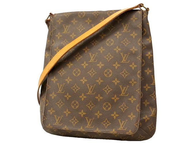Borsa a tracolla Louis Vuitton Monogram Musette Marrone