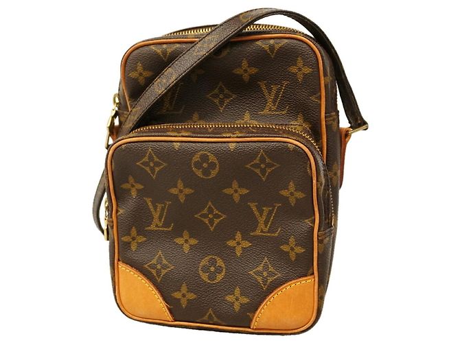 Borsa a tracolla Louis Vuitton Monogram Amazon Marrone