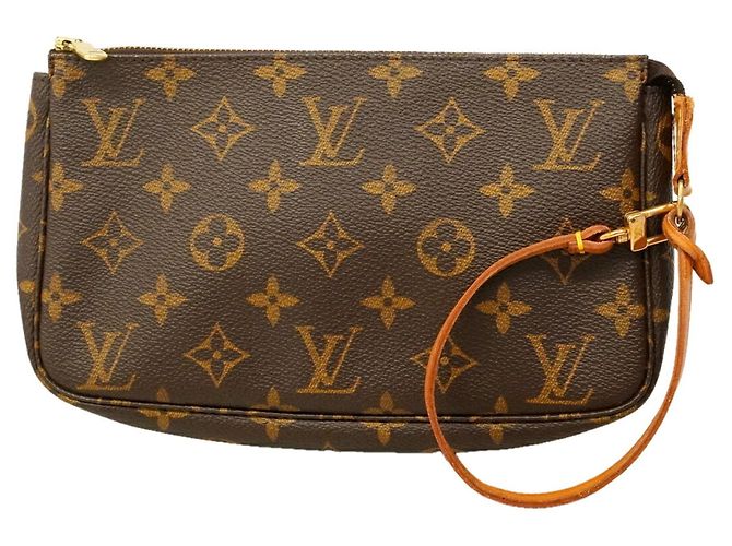 Louis Vuitton Monogram Pochette Accessoires Tasche Braun