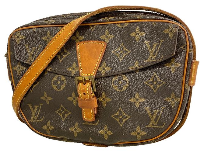 Borsa a tracolla Louis Vuitton Monogram Jeune Fille PM Marrone