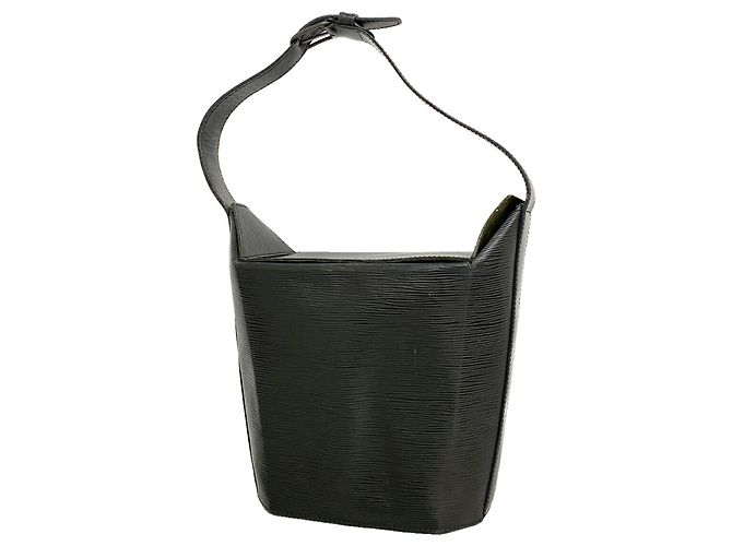 Louis Vuitton Epi Sac Sole Shoulder Bag Nero