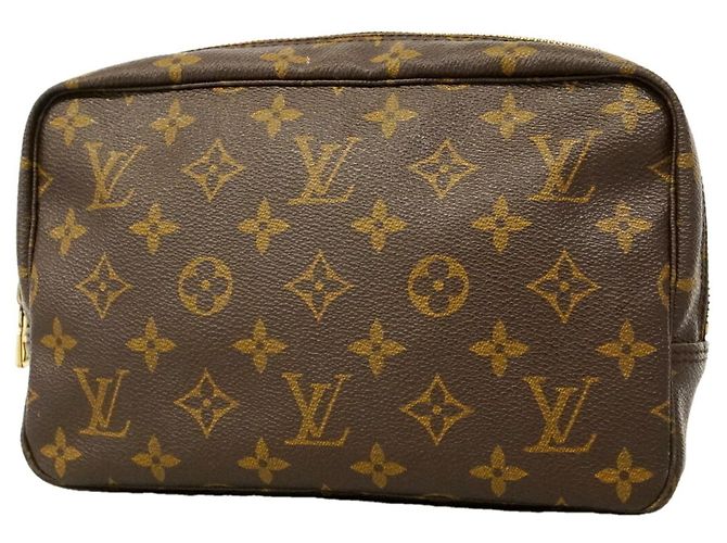 Louis Vuitton Monogram Toilette 23 Tasche/Etui Braun
