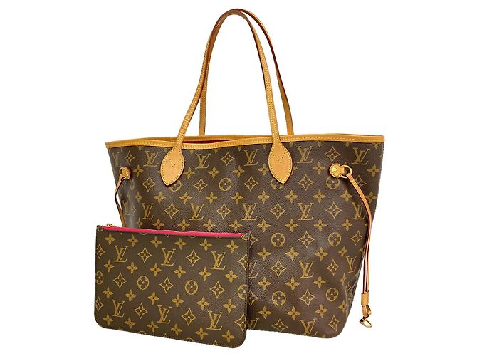 Sac cabas Louis Vuitton Monogram Neverfull MM Rose
