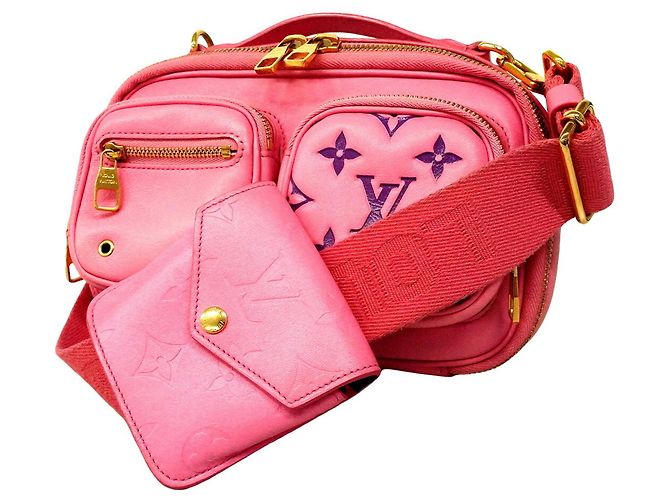 Sac Sling Rose Louis Vuitton Marron