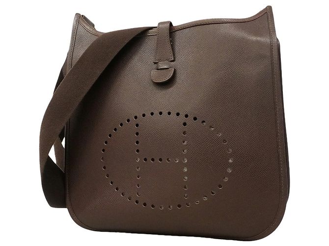 Hermès Bolsa de Ombro Hermes Evelyne 2 PM Marrom