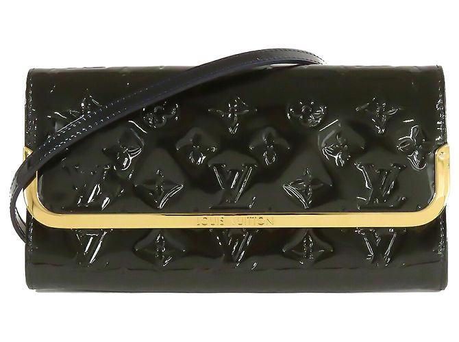 Borsa a tracolla Louis Vuitton Monogram Vernis Rossmore MM Blu