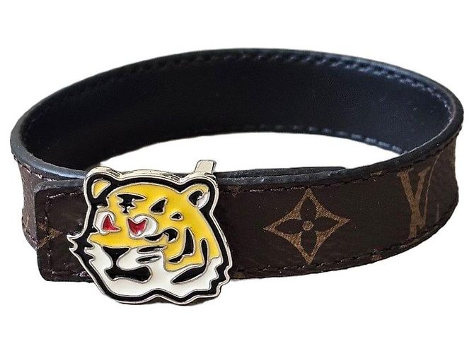 Bracciale Louis Vuitton Monogram Tiger Marrone Multicolore Monogramma 