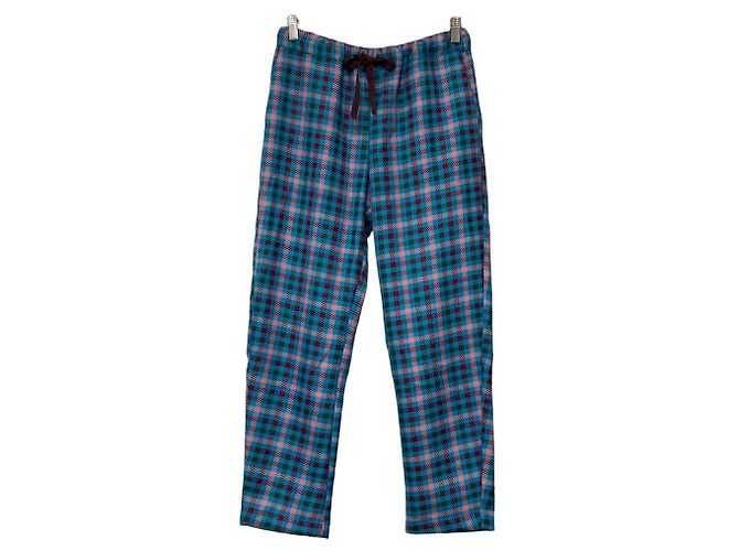 Autre Marque Semicouture Check Pants Blue