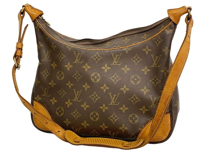 Borsa a tracolla Louis Vuitton Monogram Boulogne 30 Marrone