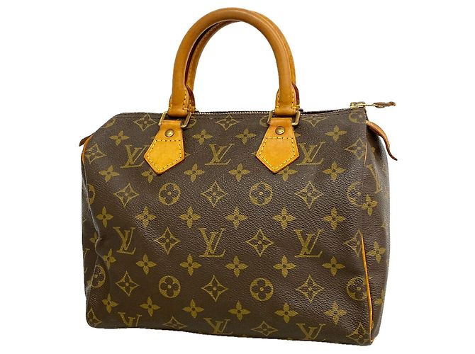 Louis Vuitton Monogram Speedy 25 Handtasche Braun