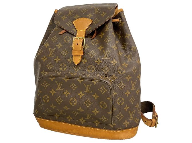 Louis Vuitton Monogram Montsouris GM Rucksack Braun