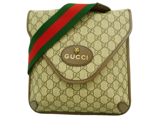 Borsa a tracolla Gucci GG Supreme Beige