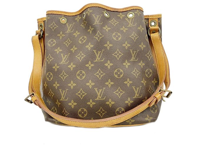 Noe Borsa a tracolla Louis Vuitton Monogram Petit Noé Marrone