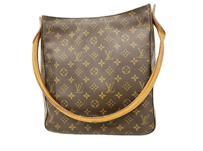 Bolsa de Ombro Louis Vuitton Monogram Looping GM Marrom
