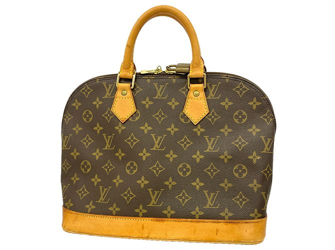 Louis Vuitton Monogram Alma Handbag M51130 Brown