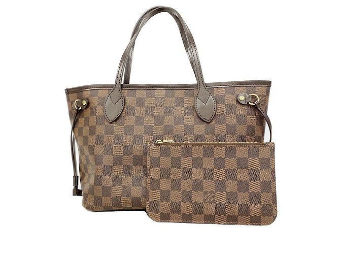 Louis Vuitton Damier Neverfull PM Tote Bag N40600 Ebene Damier ebene