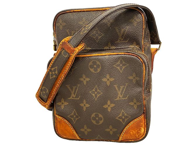 Borsa a tracolla Louis Vuitton Monogram Amazon Marrone