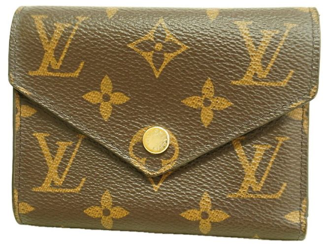 Portafoglio Louis Vuitton Tri-fold Marrone
