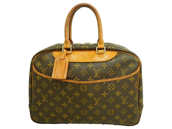 Louis Vuitton Monogram Deauville Handtasche Braun