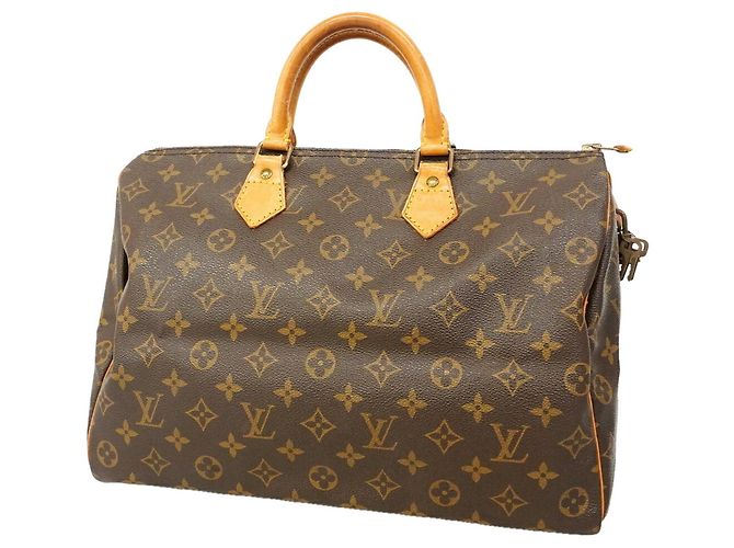 Louis Vuitton Monogram Speedy 35 Handtasche Braun