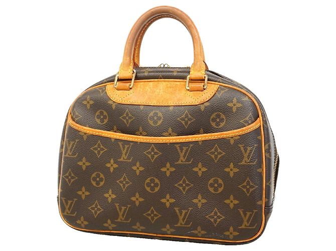 Borsa Louis Vuitton Monogram Trouville Marrone