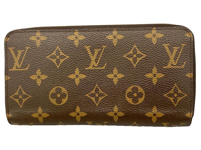 Louis Vuitton Monogram Zippy Wallet Red
