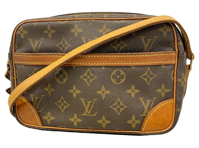 Borsa a tracolla Louis Vuitton Monogram Trocadero 24 Marrone