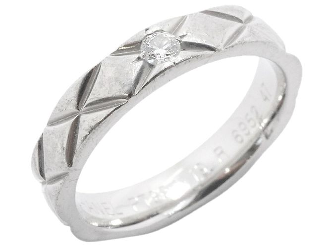 Chanel Matelassé Platin-Diamantring