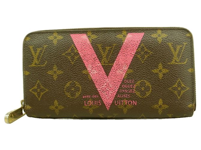 Louis Vuitton Monogram Zippy Wallet M60936 - Grenade Roja