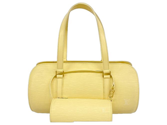 Borsa Louis Vuitton Epi Soufflot Giallo