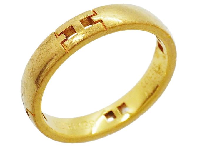 Ring Hermès Anillo Hermes Ever Hercules en oro amarillo 18K 