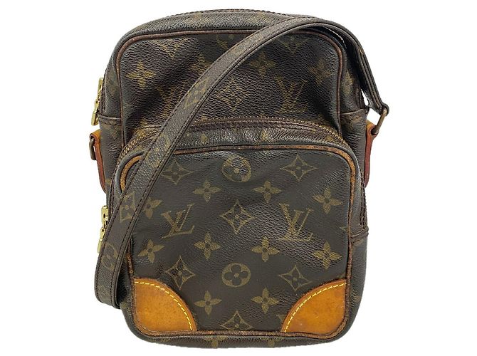 Borsa a tracolla Louis Vuitton Monogram Amazon Marrone