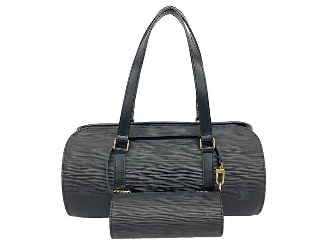 Borsa Louis Vuitton Epi Soufflot Nero