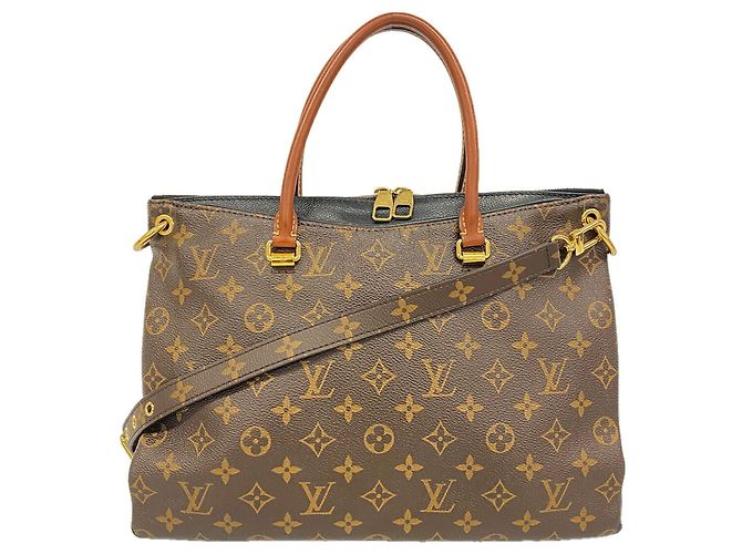 Borsa Louis Vuitton Monogram Pallas MM Marrone