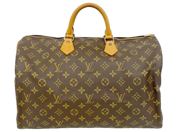 Bolsa Louis Vuitton Monogram Speedy 40 Marrom