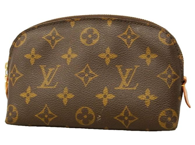 Louis Vuitton Monogram Pochette Tic Bag/Pouch Marrone