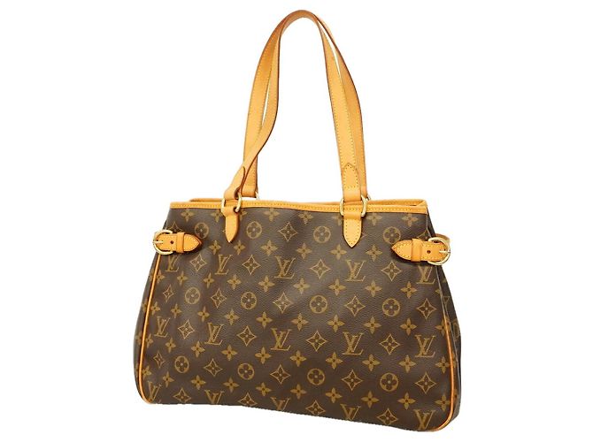Saco Tote Horizontal Louis Vuitton Monogram Batignolles Marrom