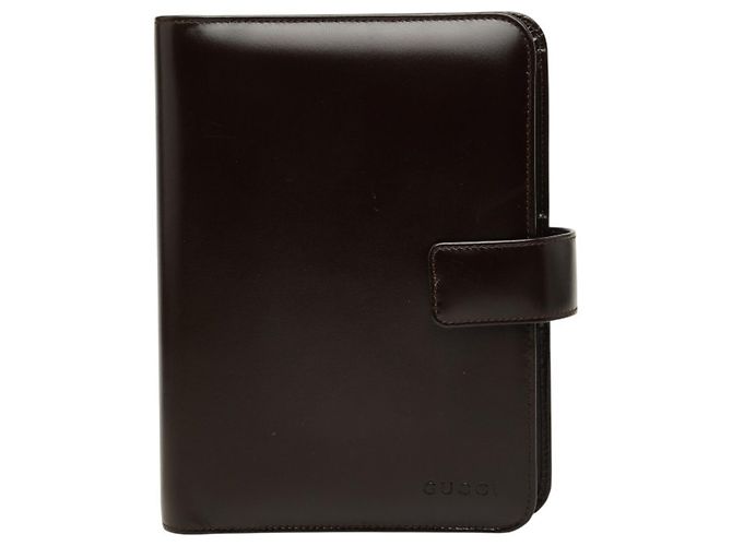 Gucci Life Organizer System Planner Marron