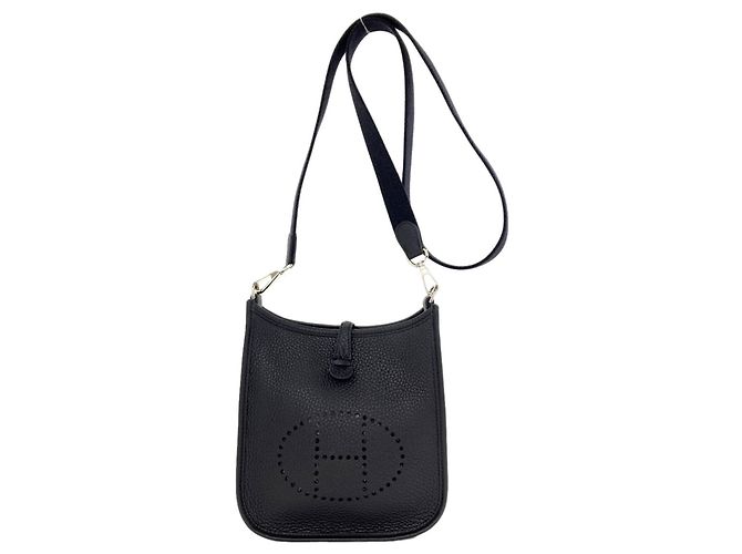 Hermès Borsa a tracolla Hermes Evelyne TPM Nero
