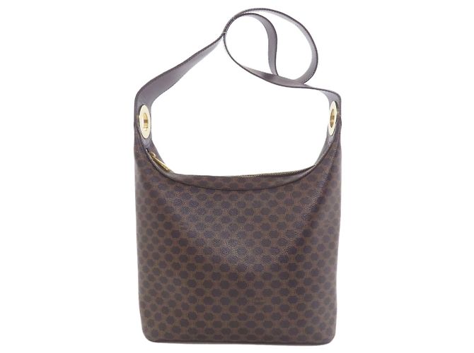 Céline Borsa a tracolla Celine Macadam Marrone scuro