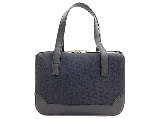 Céline Borsa Celine C Macadam Canvas da donna Nero