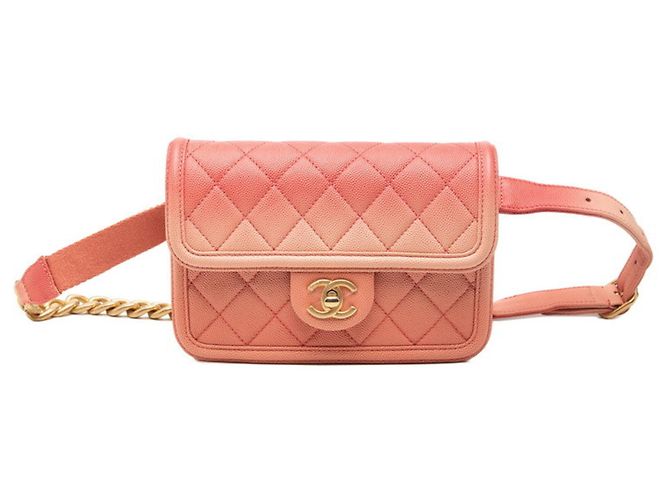 Riñonera Chanel Matelassé Rosa