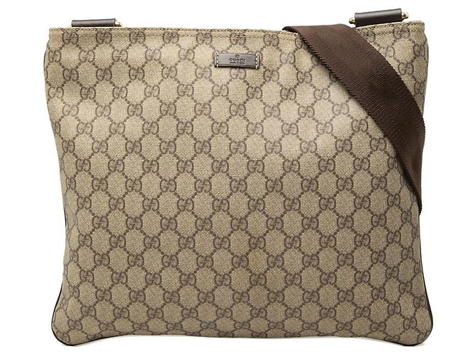 Borsa a Tracolla Gucci GG Supreme Marrone