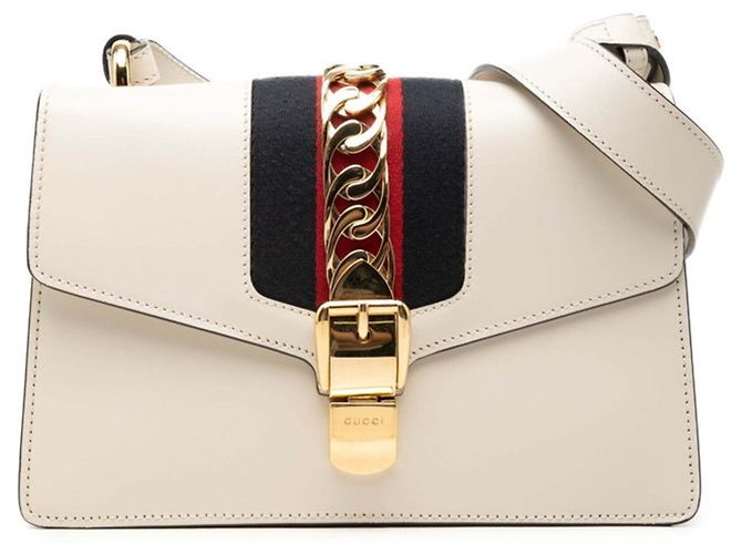 Gucci Sherry Line Sylvie Handtasche Weiß