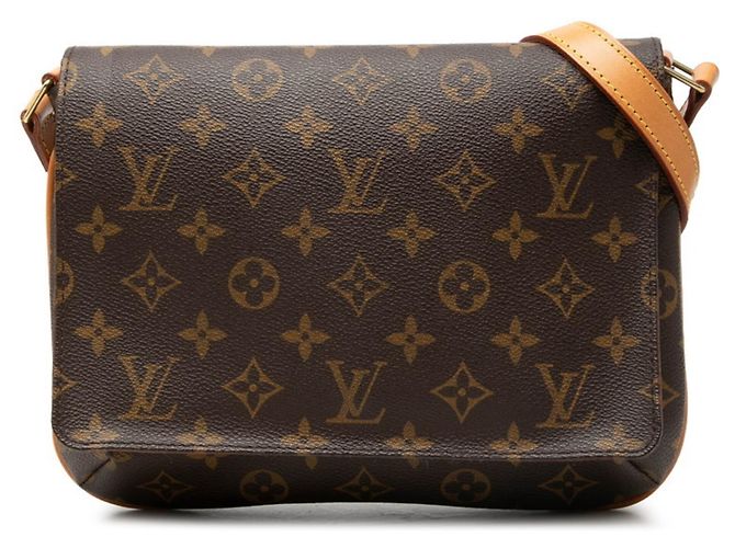 Bolsa de Ombro Louis Vuitton Monogram Musette Tango Marrom