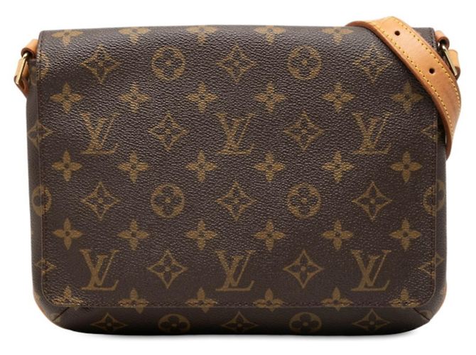 Borsa a tracolla Louis Vuitton Monogram Musette Tango Marrone